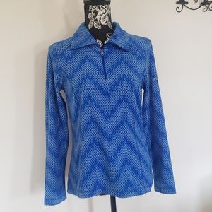 Columbia's winter run print pull over